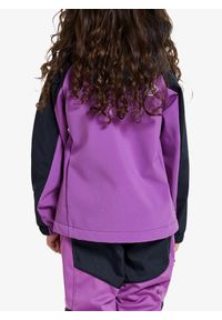 Kurtka dziecięca Didriksons Troel Jacket 4 - tulip purple 90 cm. Kolor: fioletowy