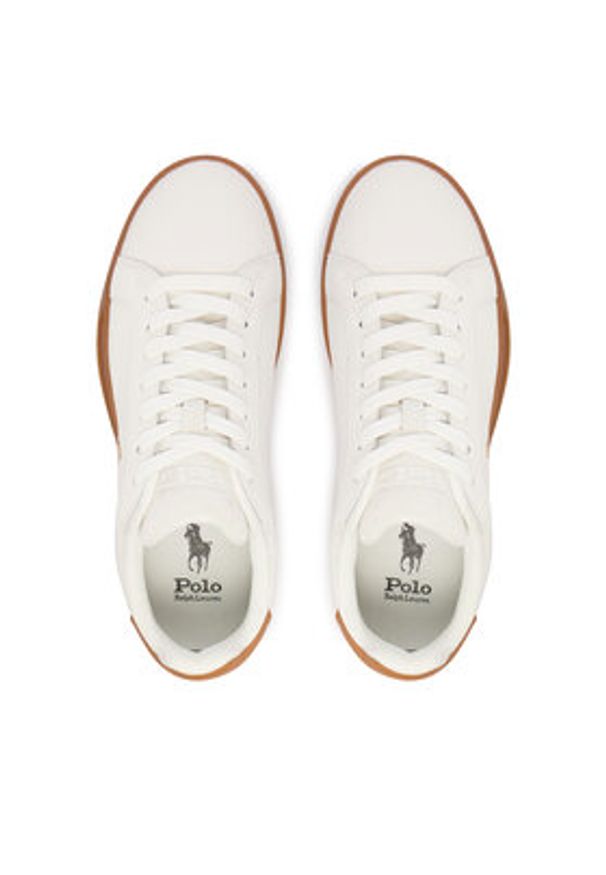 Polo Ralph Lauren Sneakersy 804P08223001 Biały. Kolor: biały. Materiał: skóra