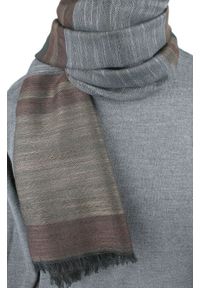 Lekki Szalik Wiosenno-Jesienny - Teer - Jesienna Kolorystyka. Okazja: na spacer. Materiał: poliester. Wzór: prążki, paski. Sezon: wiosna, jesień. Styl: elegancki #5
