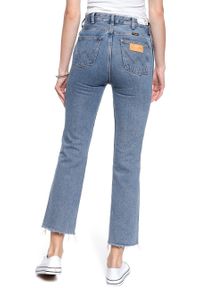 Wrangler - WRANGLER CROP RETRO-STRAIGHT DAMSKIE SPODNIE SUNSET BLUE W27YGF26R 112128214. Styl: retro