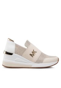 MICHAEL Michael Kors Sneakersy Felix Trainer 43S2FXFS2D Beżowy. Kolor: beżowy. Materiał: materiał