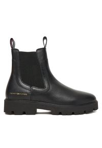 TOMMY HILFIGER - Sztyblety Tommy Hilfiger. Kolor: czarny