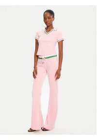 Juicy Couture Spodnie dresowe Velour JCWBJ225352 Różowy Regular Fit. Kolor: różowy. Materiał: welur #3