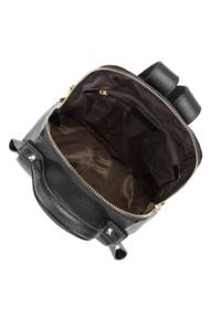 Wittchen - Damski plecak skórzany minimalistyczny. Kolor: czarny. Materiał: skóra. Styl: elegancki #5