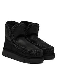 Mou Śniegowce MU.FW531002B Czarny. Kolor: czarny. Materiał: zamsz, skóra #6