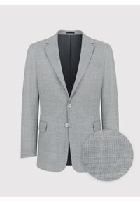Pako Lorente - PAKO LORENTE – Szara marynarka męska z wełną. Okazja: na co dzień. Kolor: szary. Materiał: wełna. Wzór: gładki. Styl: klasyczny, casual