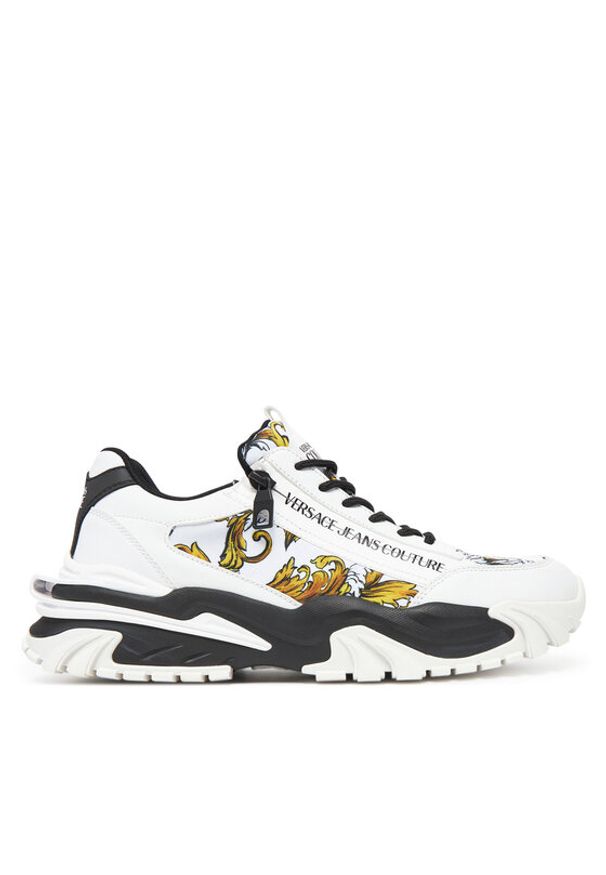 Versace Jeans Couture Sneakersy 78YA3SI5 Biały. Kolor: biały. Materiał: materiał