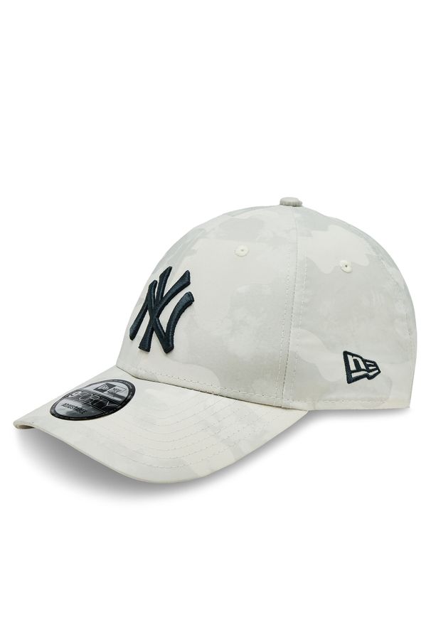 Czapka z daszkiem New Era New York Yankees Tonal Camo 9Forty Adjustable 60285207 Tonal Camo White. Kolor: beżowy. Materiał: materiał, poliester