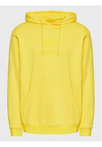 Adidas - adidas Bluza Trefoil Series Street HK2791 Żółty Regular Fit. Kolor: żółty. Materiał: bawełna. Styl: street #5
