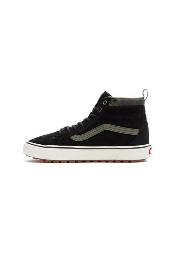 Buty do chodzenia męskie Vans VN0A5HZY1KP1. Wysokość cholewki: za kostkę. Kolor: wielokolorowy, czarny. Materiał: zamsz, materiał. Szerokość cholewki: normalna. Sport: turystyka piesza