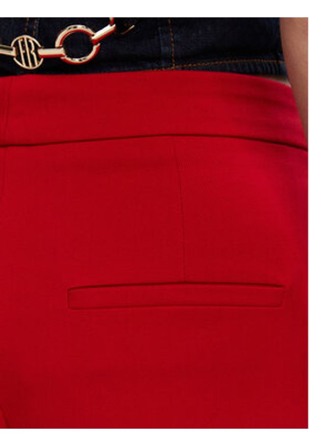 Morgan Spodnie materiałowe 251-PECO.F Czerwony Bootcut Fit. Kolor: czerwony. Materiał: syntetyk