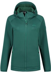 Jack Wolfskin - Damska Kurtka Softshell Kjelvik Kelly - Wodoodporna. Kolor: zielony. Materiał: softshell