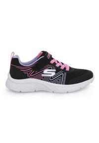 skechers - Buty sportowe na rzep dziecięce Skechers Microspec. Zapięcie: rzepy. Kolor: czarny, wielokolorowy. Model: Skechers Sport. Sport: turystyka piesza