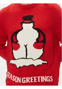 Only & Sons Sweter Xmas 22023350 Czerwony Regular Fit. Kolor: czerwony. Materiał: syntetyk #4