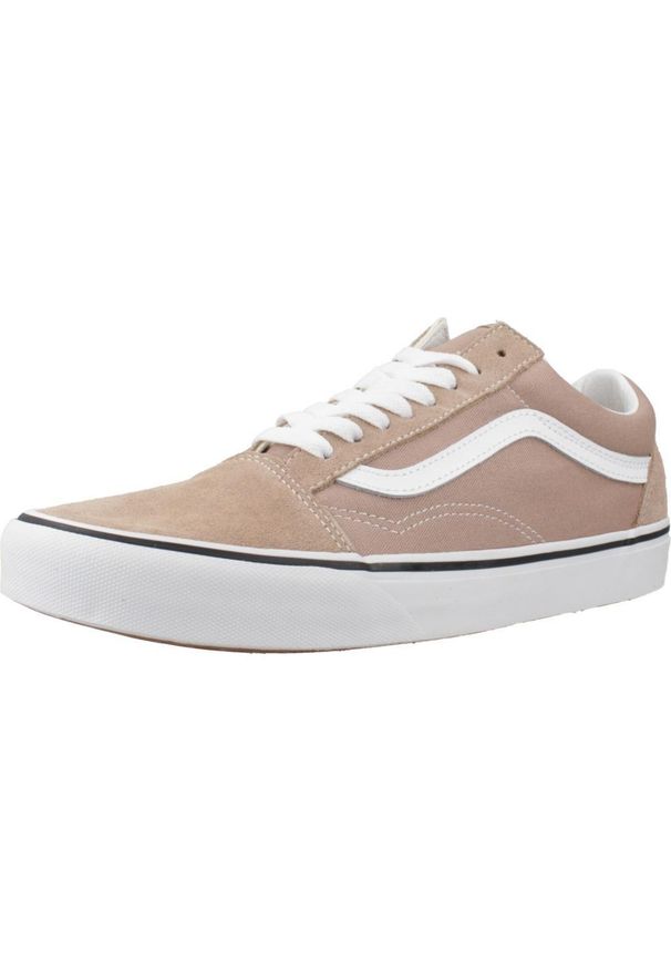 Tenisówki Vans Model Old Skool Kolor Brązowy. Kolor: brązowy. Materiał: tkanina, skóra