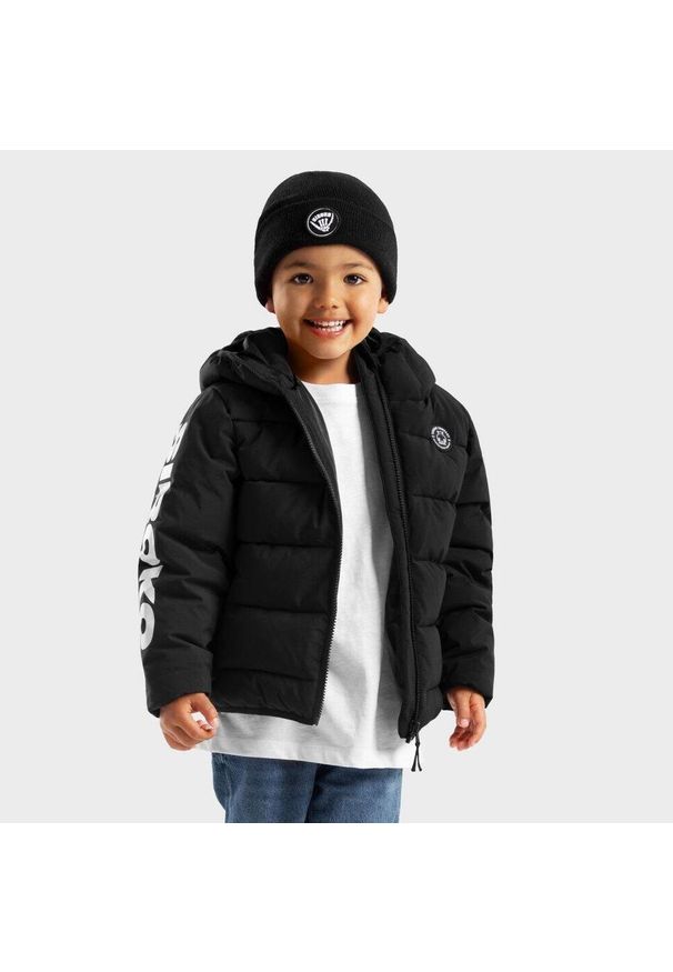 SIROKO - Kurtka puchowa wodoodporna dziecięca Trend. Kolor: czarny. Materiał: puch