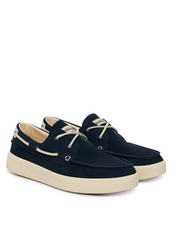 Napapijri Półbuty NP0A8BNX Granatowy. Kolor: niebieski. Materiał: skóra, zamsz