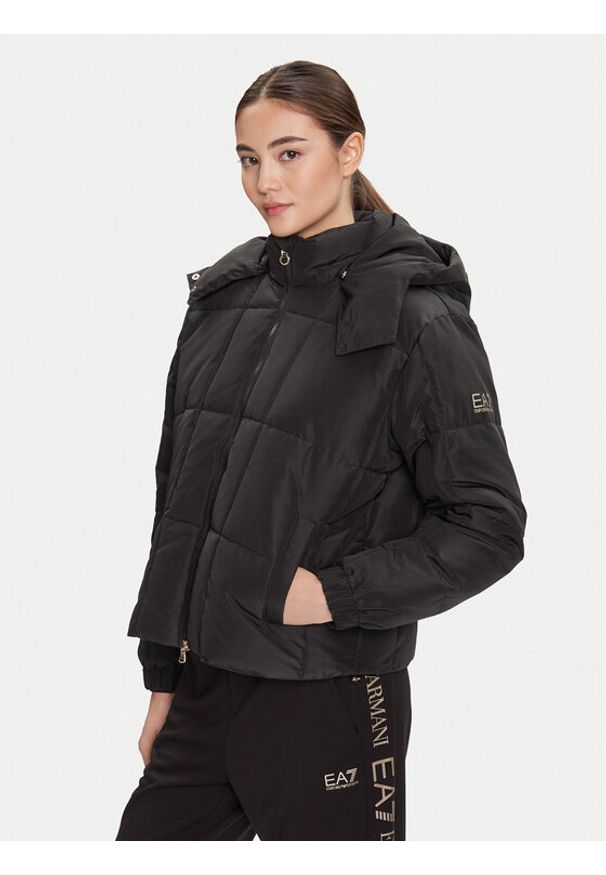 EA7 Emporio Armani Kurtka zimowa 7W000647 AF16074 UC001 Czarny Regular Fit. Kolor: czarny. Materiał: syntetyk. Sezon: zima