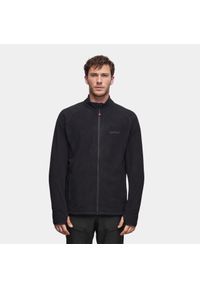 Bluza turystyczna polarowa męska Alpinus Kerkis 1/3 zamek. Kolor: czarny. Materiał: polar. Sport: turystyka piesza