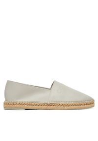 Calvin Klein Espadryle Espadrille Lth HM0HM01882 Szary. Kolor: szary. Materiał: skóra #1