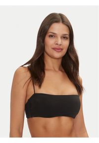 Calvin Klein Swimwear Góra od bikini KW0KW02744 Czarny. Kolor: czarny. Materiał: syntetyk