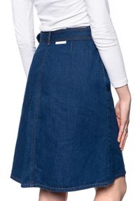 Lee - DAMSKA SPÓDNICA JEANSOWA LEE BELTED SKIRT L38IKE36. Materiał: jeans #5