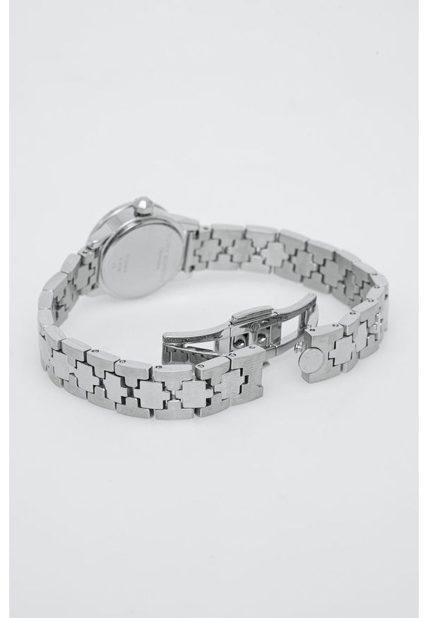 Tory Burch Zegarek TBW4044 damski kolor srebrny. Kolor: srebrny. Materiał: materiał