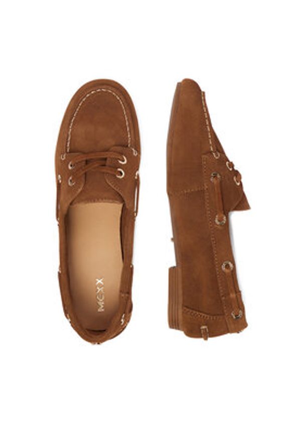 MEXX Mokasyny EO-HY62517-1 Brązowy. Kolor: brązowy. Materiał: zamsz, skóra