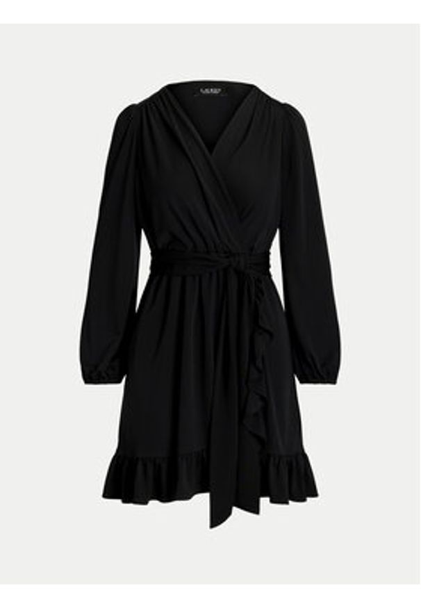 Lauren Ralph Lauren Sukienka koktajlowa 250940555001 Czarny Regular Fit. Kolor: czarny. Materiał: syntetyk. Styl: wizytowy