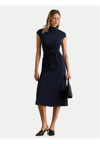 Lauren Ralph Lauren - LAUREN RALPH LAUREN Sukienka koktajlowa 200P03732001 Granatowy Slim Fit. Kolor: niebieski. Materiał: syntetyk. Styl: wizytowy #4