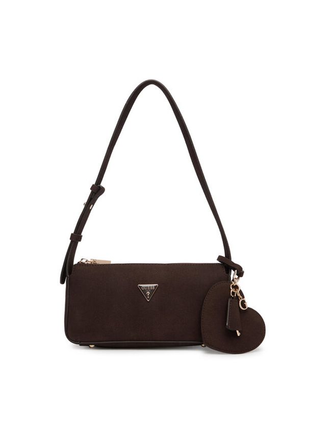 Guess Torebka Isobel Mini 00003059 27682 Brązowy. Kolor: brązowy. Materiał: skórzane