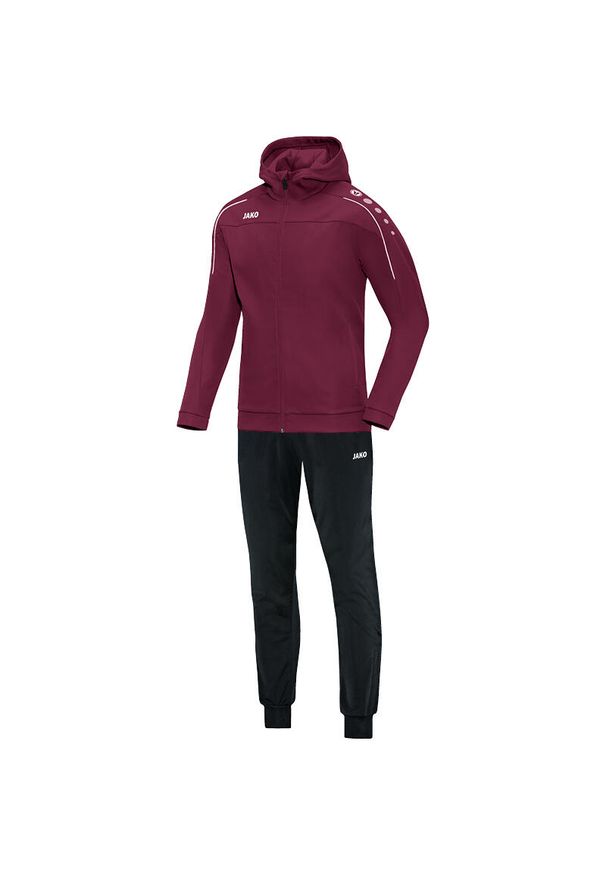 Dres Jako Polyester. Kolor: czerwony, brązowy, wielokolorowy. Materiał: dresówka. Sport: piłka nożna