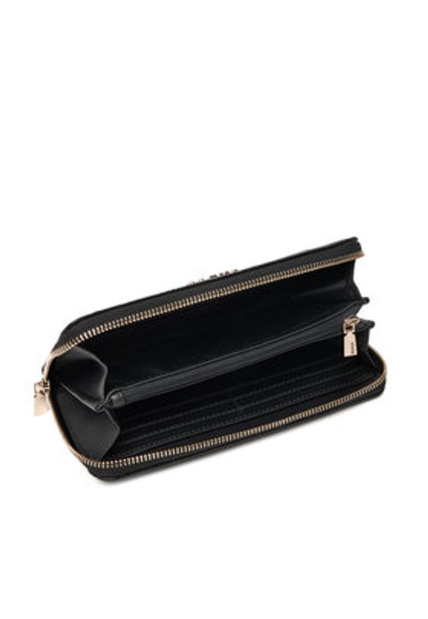 Guess Duży Portfel Damski Phoebe Slg SWPD96 65146 Czarny. Kolor: czarny. Materiał: skóra