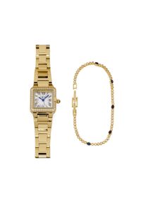 U.S. Polo Assn. Zestaw zegarek i bransoletka Sophie USP6407TW Złoty. Kolor: złoty #1