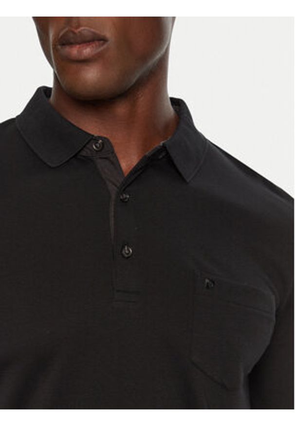 Pierre Cardin Longsleeve C5 30504.3005 Czarny Regular Fit. Kolor: czarny. Materiał: bawełna. Długość rękawa: długi rękaw