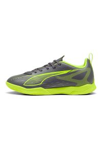 Puma - Buty piłkarskie dziecięce PUMA Ultra 5 Play IT Jr matte aged alert/puma aged. Kolor: szary. Sport: piłka nożna