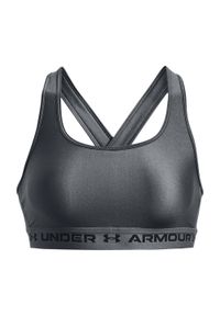 Stanik fitness cardio Under Armour Crossback Mid. Kolor: wielokolorowy, szary, fioletowy. Sport: fitness #1