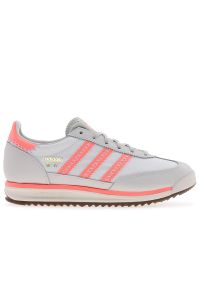 Adidas - Buty młodzieżowe adidas Originals SL RS 72 IH4228 - białe. Zapięcie: pasek. Kolor: biały. Materiał: zamsz, nylon, guma. Szerokość cholewki: normalna. Wzór: aplikacja, paski. Sezon: lato #1
