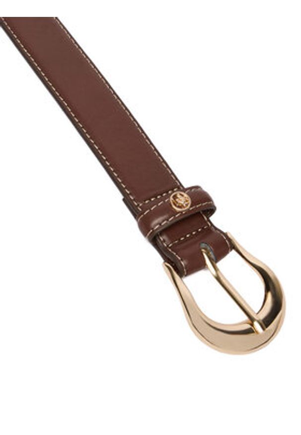 Beverly Hills Polo Club Pasek CEO-BHPC-W2-001-SS26 Brązowy. Kolor: brązowy. Materiał: materiał