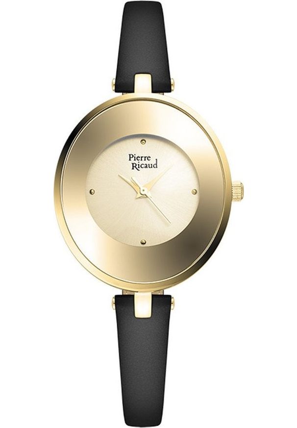 Zegarek Pierre Ricaud Zegarek damski Pierre Ricaud P22050.1241Q czarny. Kolor: czarny