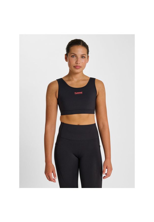 Biustonosz dla kobiet Hummel Intensity. Kolor: czarny. Styl: sportowy