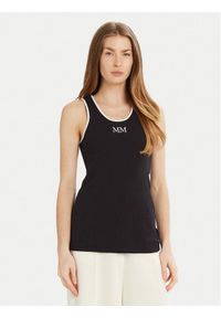 Max Mara Leisure Top Sax 2516941027 Granatowy Slim Fit. Kolor: niebieski. Materiał: bawełna