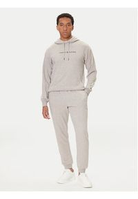 TOMMY HILFIGER - Tommy Hilfiger Bluza UM0UM03665 Beżowy Regular Fit. Kolor: beżowy. Materiał: bawełna #4