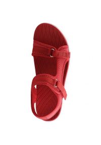 4f - Sandały 4F W H4L20 SAD001 62S czerwone. Nosek buta: otwarty. Zapięcie: rzepy. Kolor: czerwony. Materiał: materiał, poliester, syntetyk. Sezon: lato #3