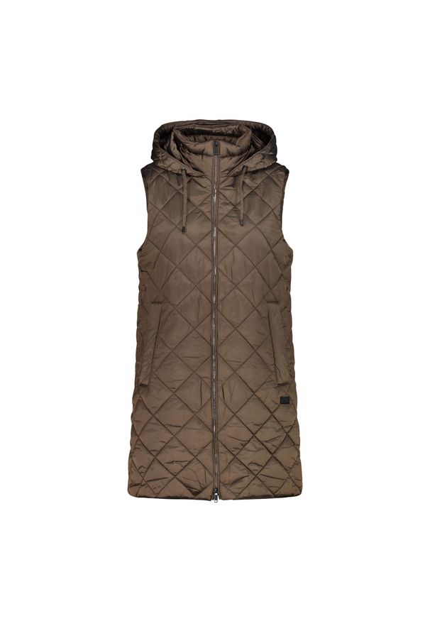 Damska kurtka bez rękawów CMP. Kolor: brązowy. Długość rękawa: bez rękawów