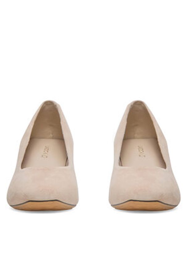 Lasocki Czółenka RST-AGNES-01 Beżowy. Kolor: beżowy. Materiał: skóra, zamsz