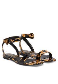 Versace Jeans Couture Sandały 80VA3S61 ZS366 G89 Czarny. Kolor: czarny. Materiał: skóra #4