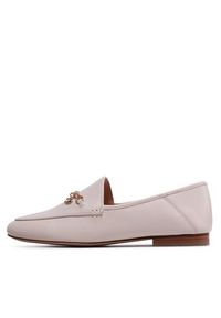 Coach Loafersy Hanna Loafer CB989 Beżowy. Kolor: beżowy. Materiał: skóra