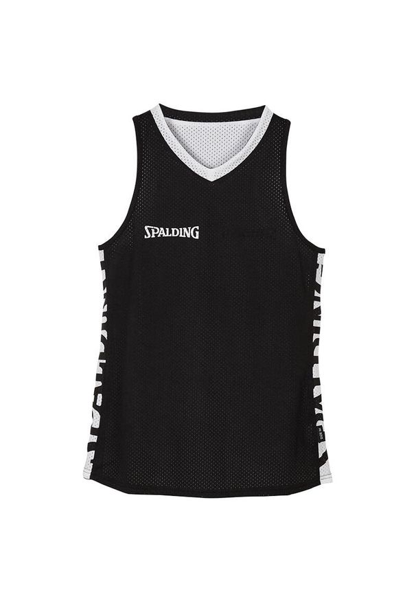 SPALDING - Damska koszulka Spalding Essential Reversible 4her. Kolor: wielokolorowy, biały, czarny. Sport: koszykówka