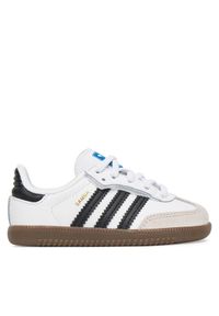 Adidas - adidas Sneakersy Samba Og Cf El I JQ3191 Biały. Kolor: biały. Materiał: skóra
